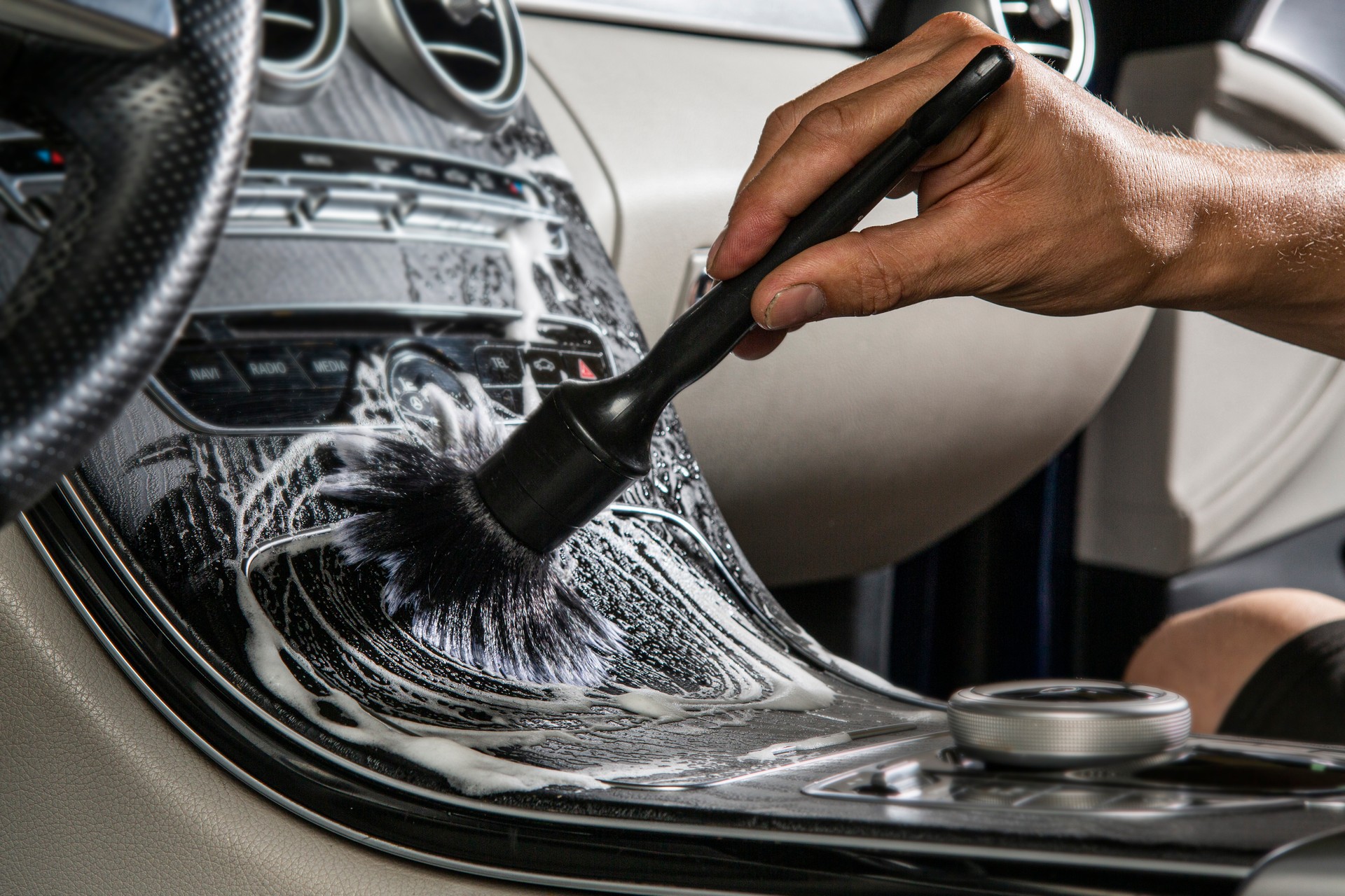 Car interior detailing